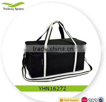 Foldable outdoor cooler bag insulated cooler bag wine bottle picnic bag