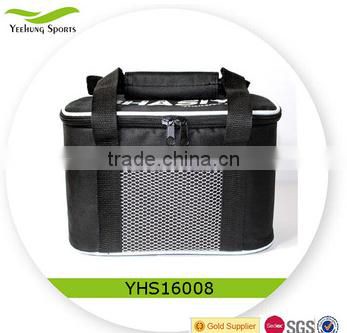Fashion design insulated cooler bag lunch bag with zipper closure