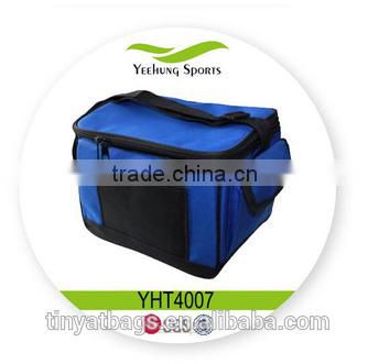 Fashion design insulated cooler bag lunch bag with zipper closure