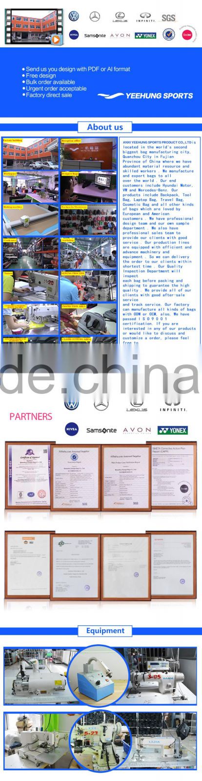 New design factory portable bottle wine cooler bag tote picnic bag