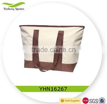 New design factory portable bottle wine cooler bag tote picnic bag