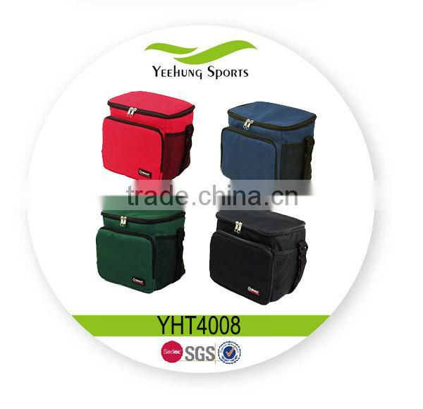 Hot Sell Eco-friendly 600D Polyester Can Cooler bag / Lunch Cooler bag