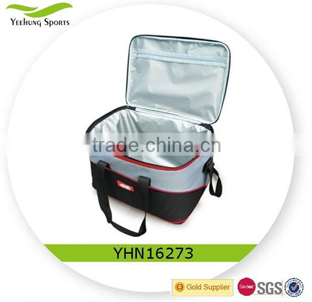 Foldable outdoor cooler bag insulated cooler bag wine bottle picnic bag
