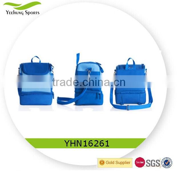 Fashion design insulated cooler bag lunch bag with zipper closure