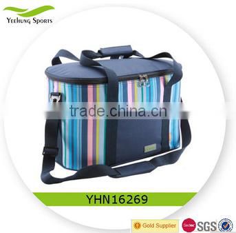 New design factory portable bottle wine cooler bag tote picnic bag