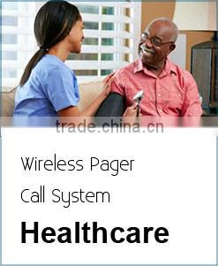 Wireless church one button alphanumeric calling system