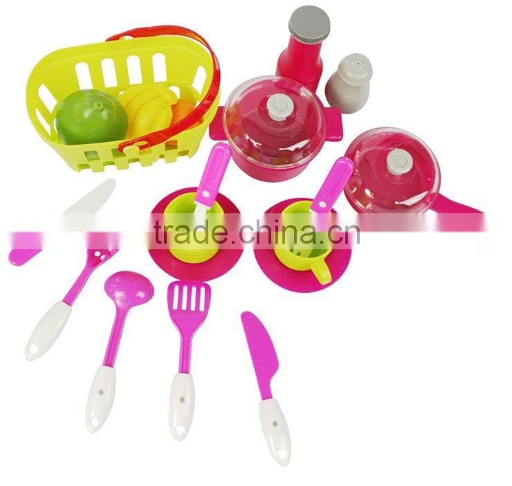 ht-238856 Kitchen set Kids pretend toys emulational kitchenware set with light and sound