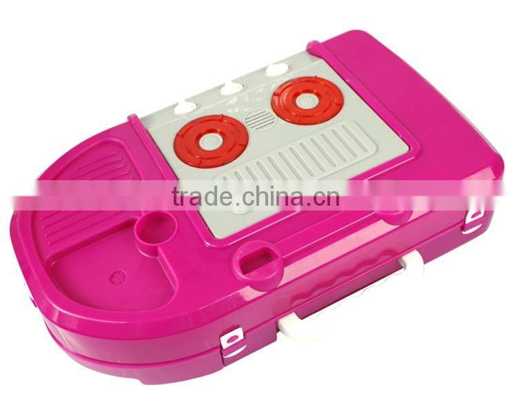 ht-238856 Kitchen set Kids pretend toys emulational kitchenware set with light and sound