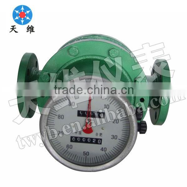 Mechanical/digital flow meter for manifold