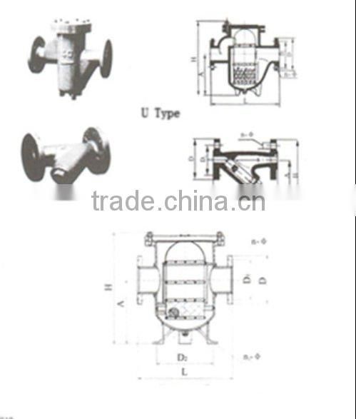 Y-type diesel oil water Strainer