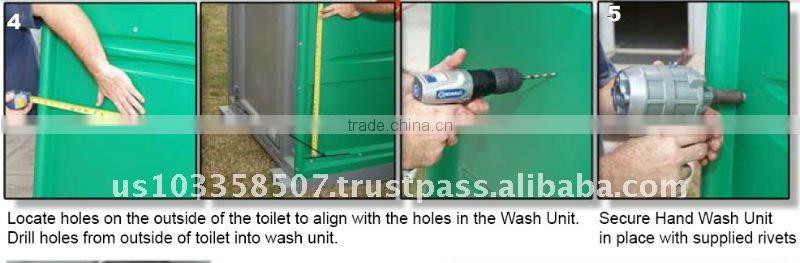 USA Grey Easy Installation Hand Wash Sink for Portable Toilet