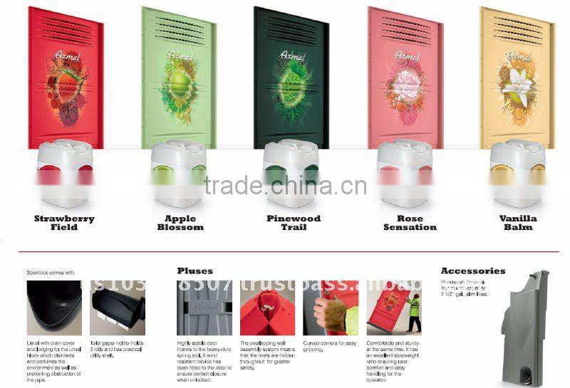 USA HDPE One Piece Portable Scented Red Toilet