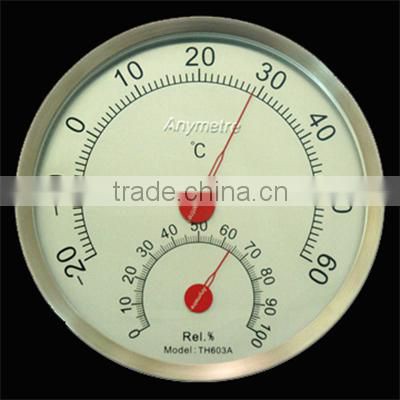 High Quality Waterproof stainless steel In-outdoor Thermo-Hygrometer