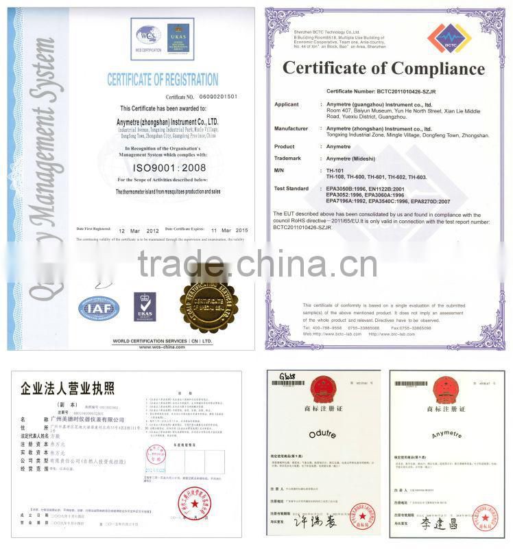 2015 New Products Bimetal Thermometer Coil