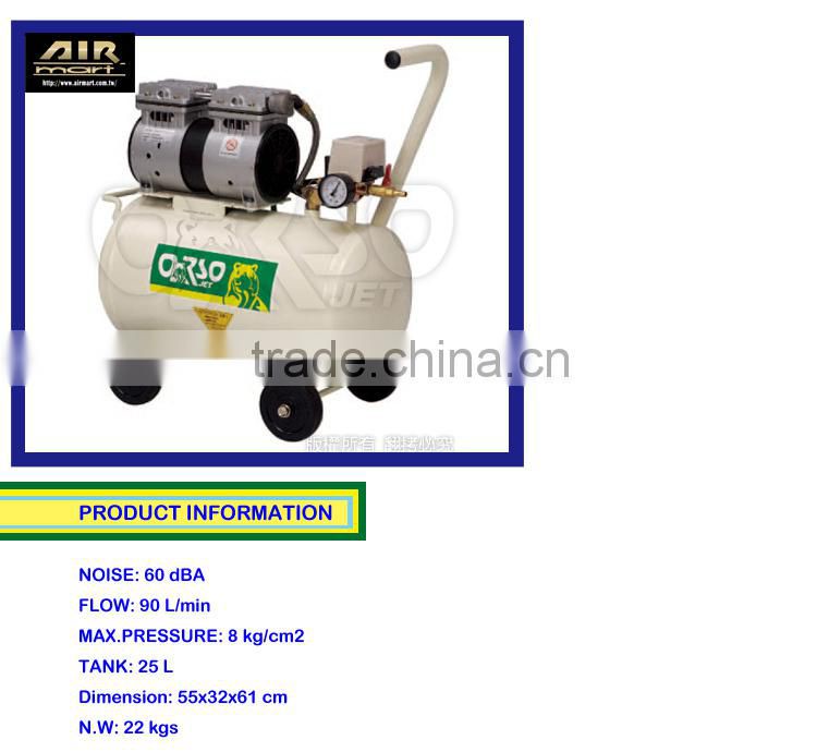 Model No AMP5125 90LPM MAX 8 BAR OIL FREE AIR COMPRESSOR