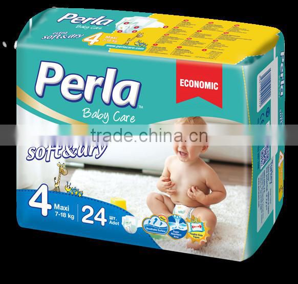BABY DIAPERS PERLA BRAND ECONOMIC PACK