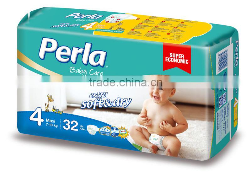 BABY DIAPERS PERLA BRAND SUPER ECONOMIC PACK