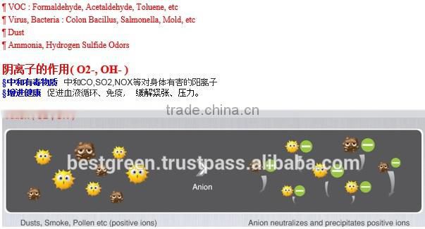 BGAP-3, Air Purifier with PES( Plasma Electron Spray ) Ionizer System